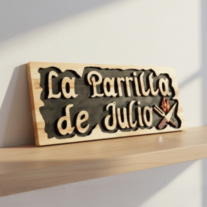 Cartel Tallado personalizado